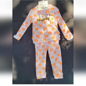 Maddie & Michelle "Happy‎ Halloween" 2 Piece Set Plush Materiel Size 3T